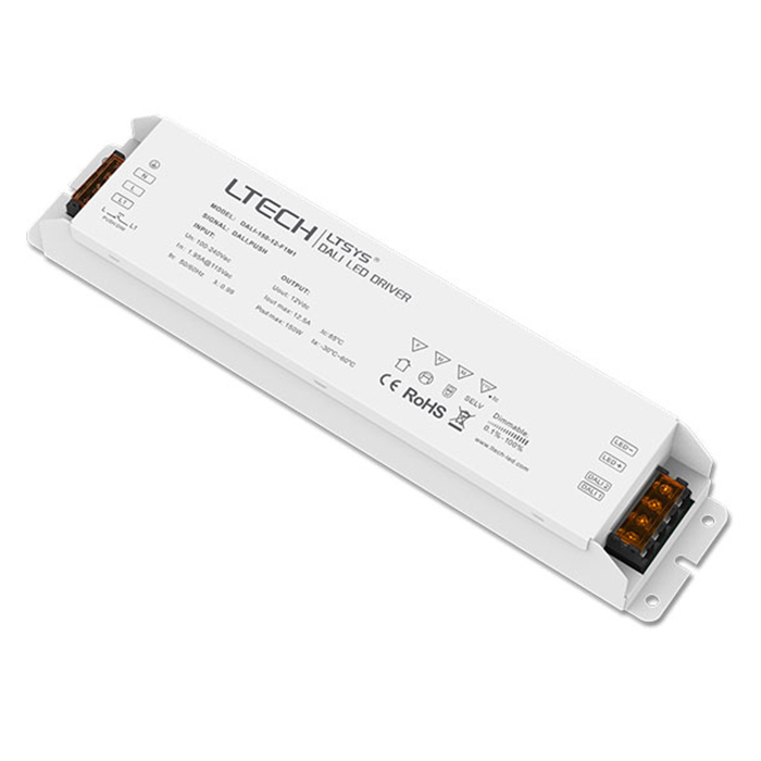 150W 12VDC CV DALI Driver DALI-150-12-F1M1 150W 12VDC CV DALI Driver DALI-150-12-F1M1